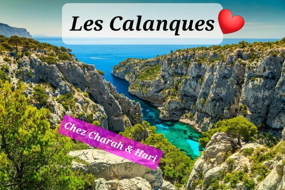 Sublime 2 Pieces Vue Incroyable Mer Et Tout Les Monuments De Marseille Exteriör bild